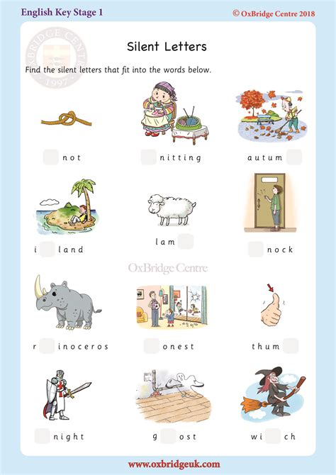 silent letters ks1.
